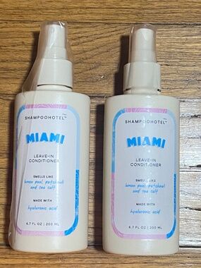 2X SHAMPOOHOTEL Miami Leave-In Conditioner NEW
